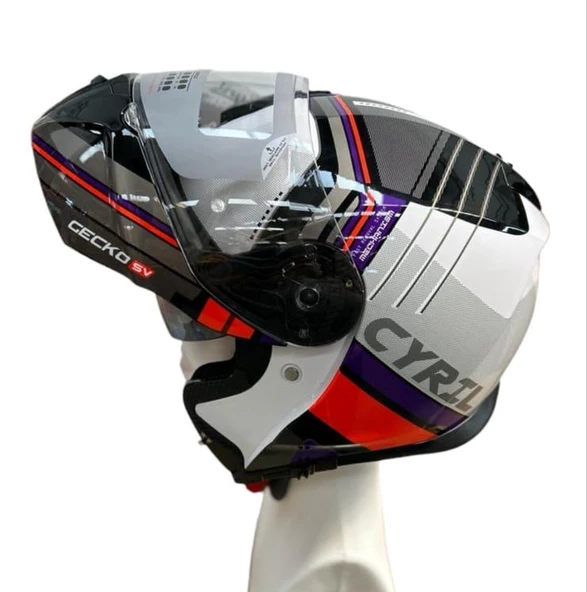 CYRIL KASK FU403SV GECKO SV EPIC B7 GLOSS PEARL MAVİ L - 2