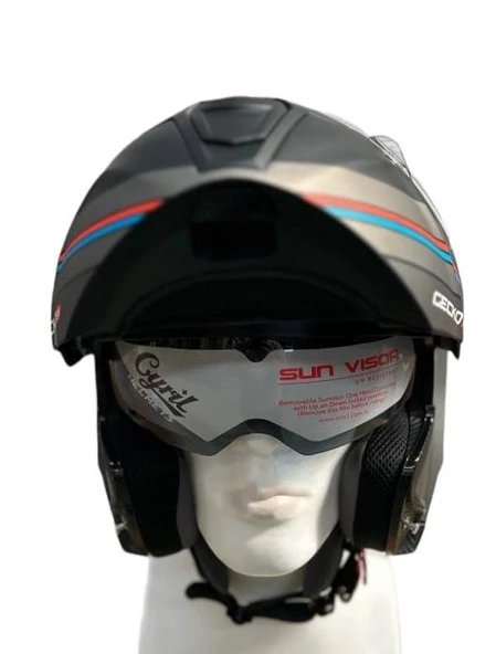 CYRIL KASK FU403SV GECKO SV EPIC B1 MAT SİYAH XL - 3