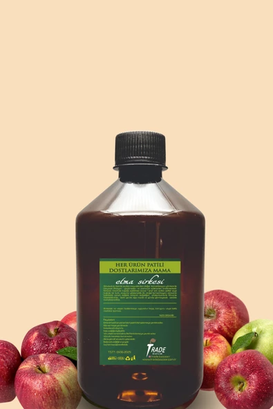 Ev Yapımı Katkısız %100 Doğal Fermantasyon Elma Sirkesi,500 Ml apple cider vinegar - Resim 3