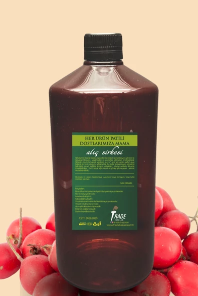 Ev Yapımı Katkısız %100 Doğal Fermantasyon Alıç Sirkesi, Hawthorn Vinegar 1000 Ml. - Resim 4