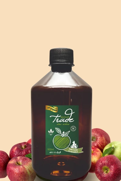 Ev Yapımı Katkısız %100 Doğal Fermantasyon Elma Sirkesi,500 Ml apple cider vinegar