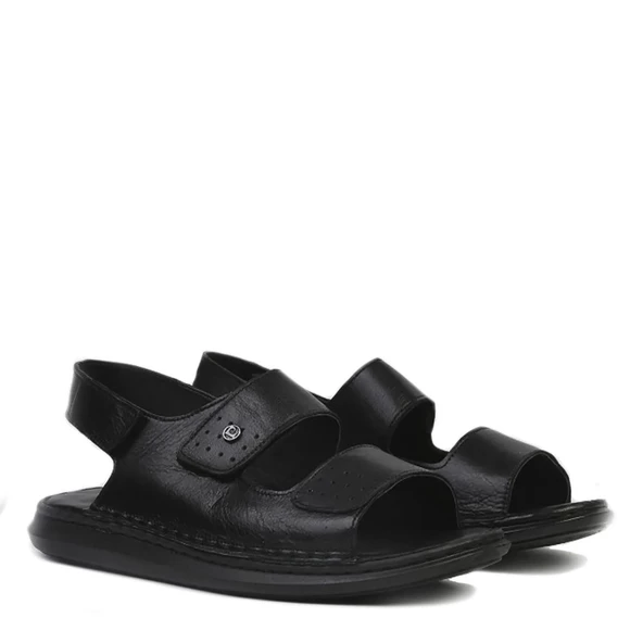 Pierre Cardin 5112Günlük Erkek Hakiki Deri Sandalet Hac Umre - Resim 6