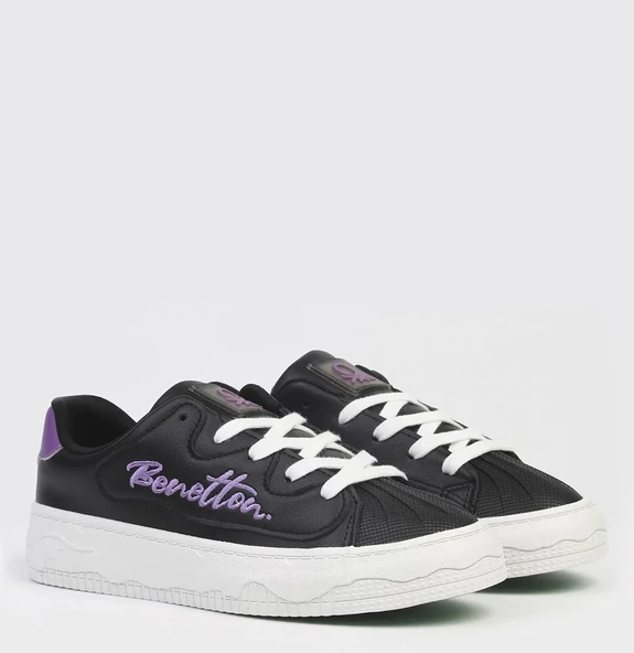 Benetton 10102 Yüksek Taban Günlük Kadın Sneaker Ayakkabı - 3