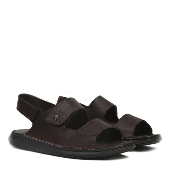 Pierre Cardin 5112Günlük Erkek Hakiki Deri Sandalet Hac Umre - Resim 2