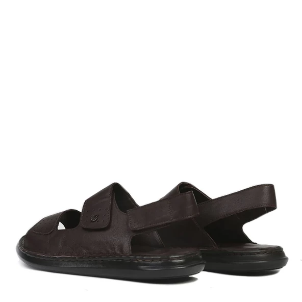 Pierre Cardin 5112Günlük Erkek Hakiki Deri Sandalet Hac Umre - Resim 3