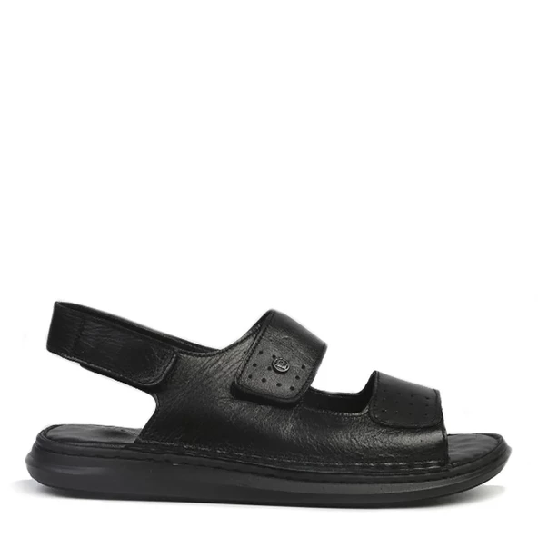 Pierre Cardin 5112Günlük Erkek Hakiki Deri Sandalet Hac Umre - Resim 5