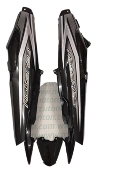 YAMAHA CRYPTON C8 SAĞ SOL SELE ALTI ARKA STOP ÜSTÜ TAKIM BEYAZ - Resim 2