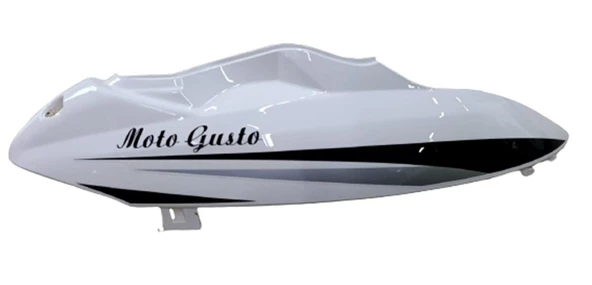MOTOGUSTO RAPID50 SAĞ SELE ALTI YAN KAPAK BEYAZ - Resim 2