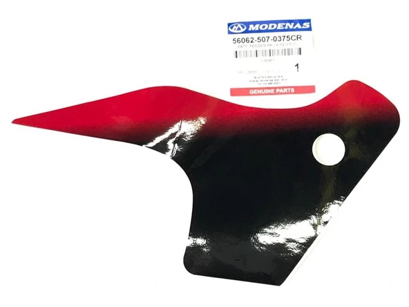 MODENAS GT135 ÖN ÇAMURLUK  ETİKETİ KIRMIZI SOL ORJİNAL ürün görseli
