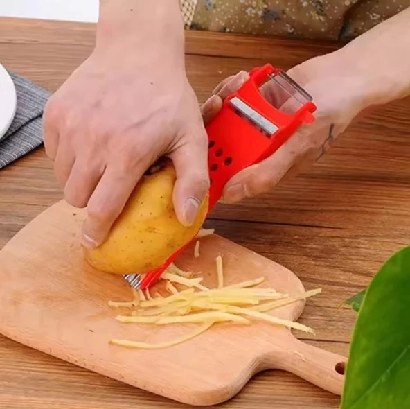 MyBru Pratik Peynir, Çikolata, Sarımsak, Limon ve Portakal Kabuğu Rendesi Dilimleme (Karışık Renk) - 2