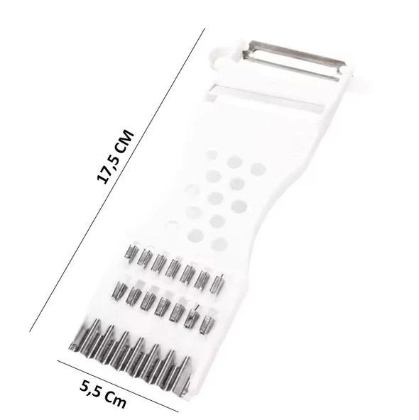 MyBru Pratik Peynir, Çikolata, Sarımsak, Limon ve Portakal Kabuğu Rendesi Dilimleme (Karışık Renk) - 6