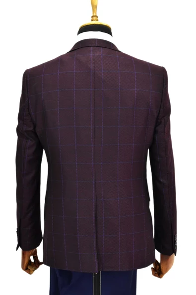 Erkek Bordo Kombinli Takım Elbise VPO-5118 - Resim 5
