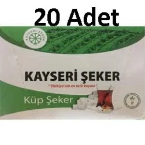Kayseri Şeker 1 kg Küp Şeker 20 Adet - 2