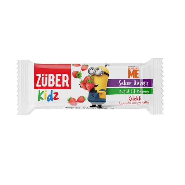 Züber Kids Çilekli Kakaolu Meyve Tatlısı 30 gr