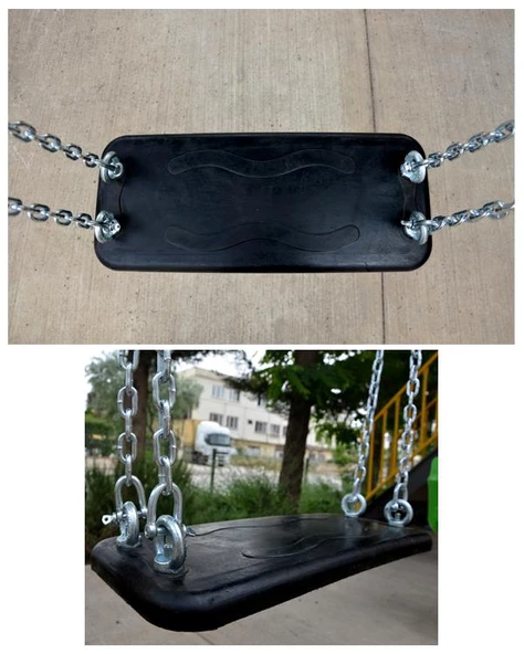Teplay Zincirli Kauçuk Park Salıncağı Çocuk ve Yetişkinler İçin - 2