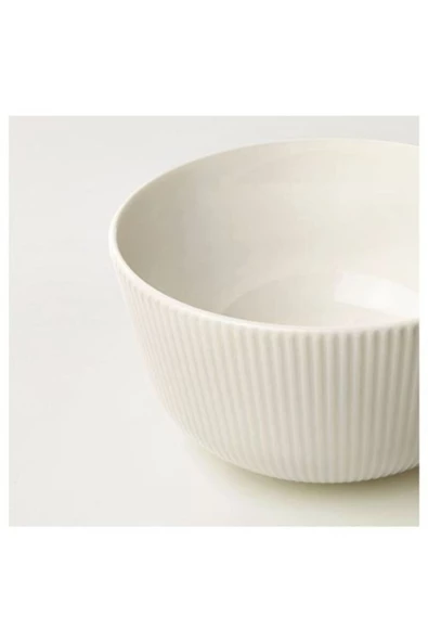 IKEA Ofantlıgt 13 Cm Beyaz Kase Feldispat Porselen - 2