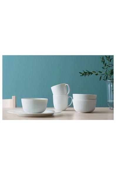 IKEA Ofantlıgt 13 Cm Beyaz Kase Feldispat Porselen - 3