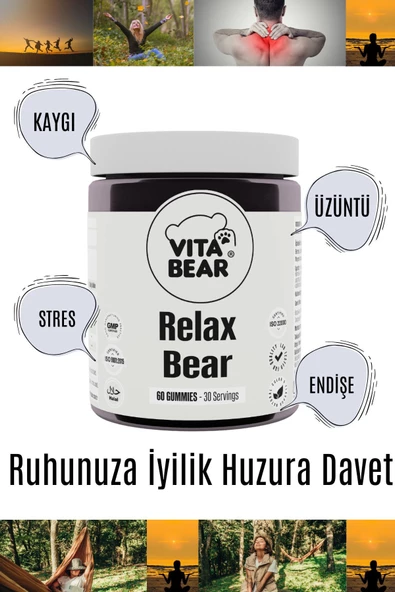 Vita Bear Relax Bear Stres, Kaygı, Endişe Ve Üzüntü Giderici - Resim 5