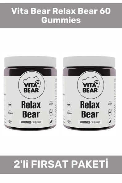 Vİta Bear Relax Bear 60 Gummies - 2 Adet ürün görseli