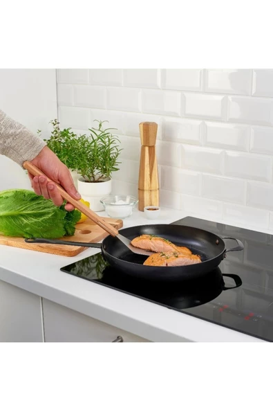 GRILLTIDER 3 PARÇA MANGAL BARBEKÜ GEREÇLERİ SETİ PASLANMAZ ÇELİK KAYIN - 5