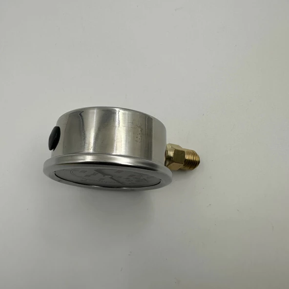 Manometre Gliserinli Alttan Çıkışlı Q63 - 0 - 400 Bar 1/4 A Tipi - Resim 2