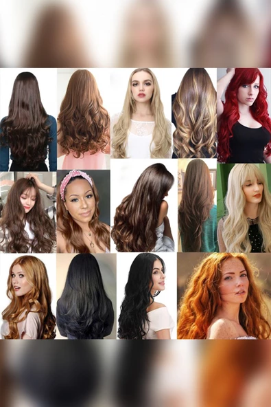 Fiber Sentetik Dalgalı 3 Parça Çıt Çıt - Platin - Resim 3