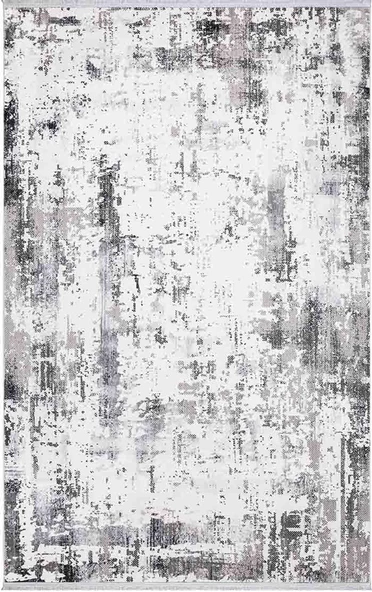 İpek Halı Kişiye Özel Ölçü Kesme Sedefkar Koleksiyonu 16553 Krem 80 x 600 cm