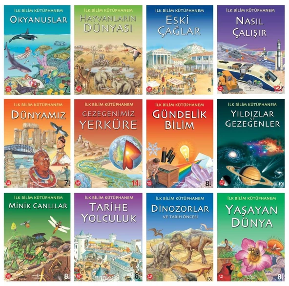 İş Bankası İlk Bilim Kütüphanem Seti 12 Kitap - 2
