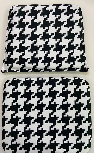 Knsz minder seti 1 li mazlum kono kumaş oturma ve sırt tel sandalyesi minderi bir arada - Resim 2