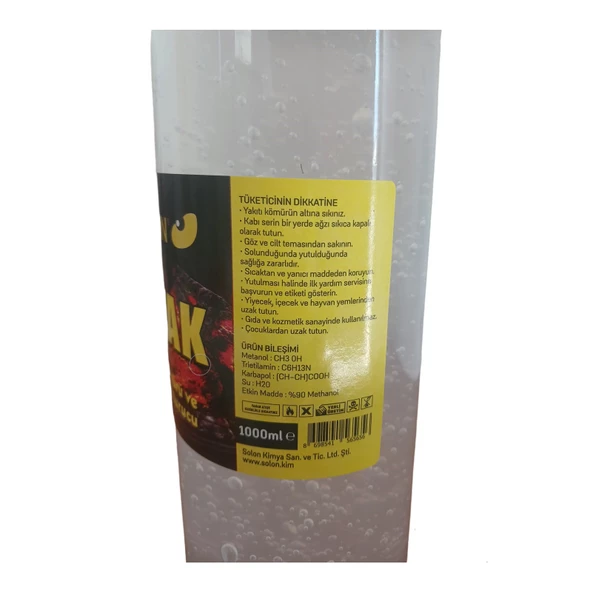 Mangal Soba Şömine Tutuşturucu Jel Yakıt 1 Litre - 5