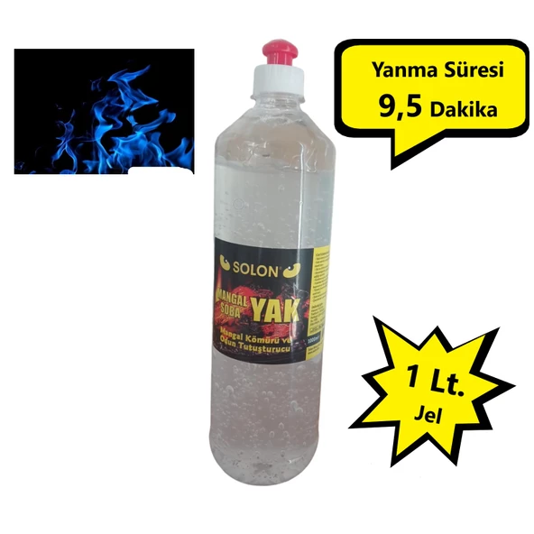 Mangal Soba Şömine Tutuşturucu Jel Yakıt 1 Litre - 4