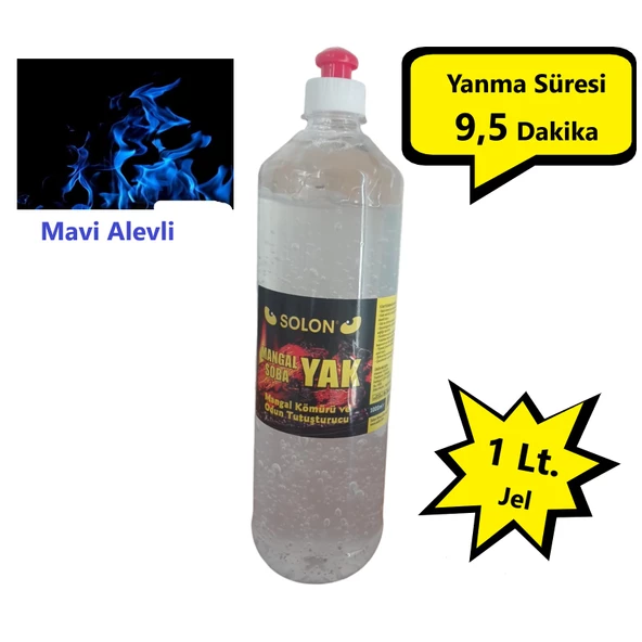 Mangal Soba Şömine Tutuşturucu Jel Yakıt 1 Litre - 2