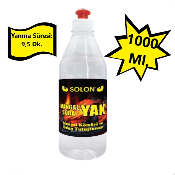 Mangal Soba Şömine Tutuşturucu Jel Yakıt 1 Litre