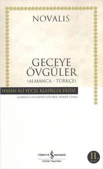 Geceye Övgüler Hasan Ali Yücel Klasikler Novalis