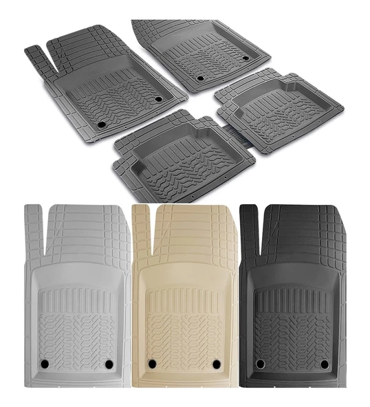 Nissan X-Trail 2007-2014 Pro Siyah Havuzlu Paspas  Seti - Resim 2