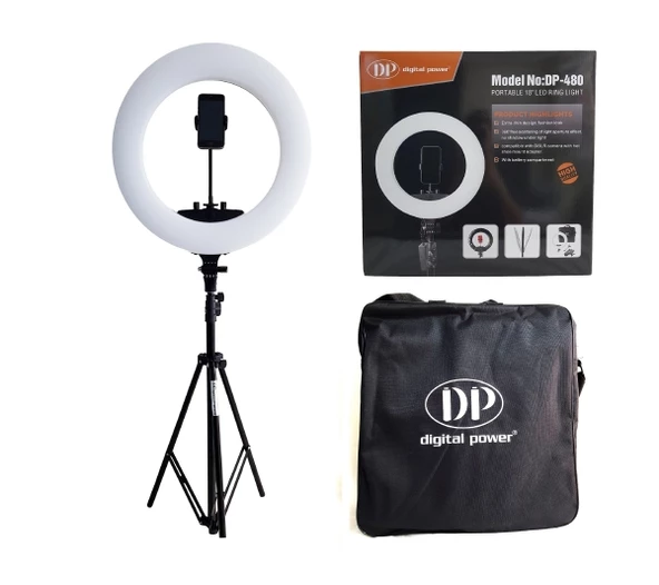 DP-480 Ring Light Led Işık 18'' Ring Light Kuaför Makyaj