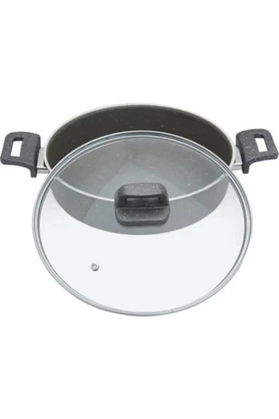 Mehtap 24 cm Granit Pilav Tenceresi - 2