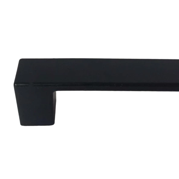 15 Adet Bihter Düz Kulp 224 mm Siyah Mutfak Kulpu Çekmece Dolap Kapak Kulbu Metal Mobilya Dolabı Kulpları - 5