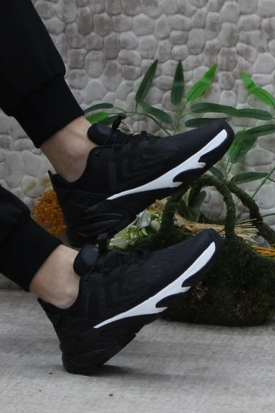 Lumberjack Magıc Siyah Rahat Akıllı Bağçıklı Orijinal Ürün Erkek Spor Ayakkabı - 5