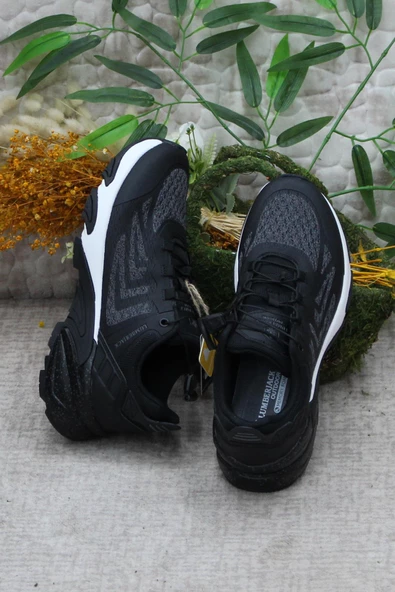 Lumberjack Magıc Siyah Rahat Akıllı Bağçıklı Orijinal Ürün Erkek Spor Ayakkabı - 6