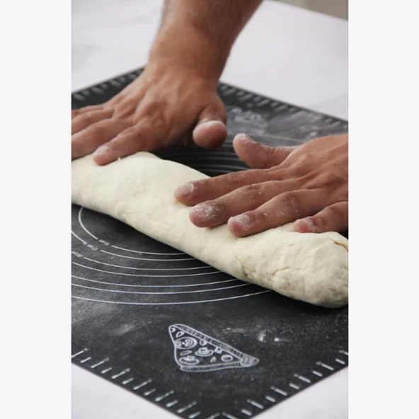 Hamur Matı Geniş Silikon Çok Amaçlı 40cm x 50cm Hamur Açma Matı - 3