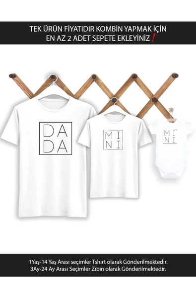 Baba Oğul Kız Dada Mini (TEK ÜRÜN FİYATIDIR KOMBİN YAPMAK İÇİN EN AZ 2 ADET SEPETE EKLEYİNİZ)