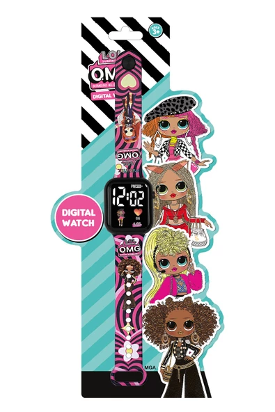 Miniflak LOL Surprise! Lisanslı OMG5089 Pembe-Mavi Çocuk Kol Saati