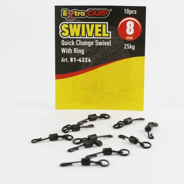 Quick Change Swivels With Ring /10 Pcs Hızlı Fırdöndü