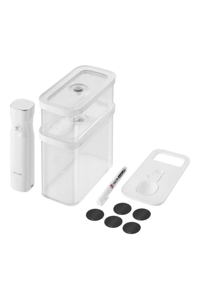 Zwilling Fresh Save Cube Vakum Başlangıç Seti M  Beden Plastik 5-Parça Şeffaf