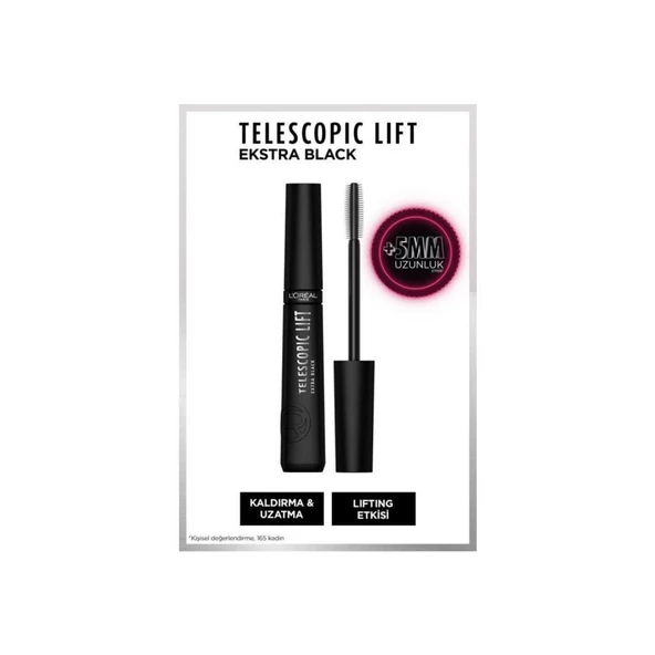 Loreal Paris Maskara Telescopic Lift Extra Black