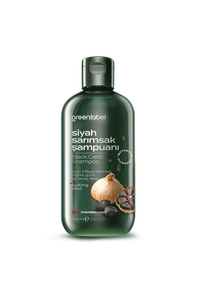 Greenlabel Siyah Sarımsak Şampuanı 400 Ml. Bakım Ve Onarım Şampuanı Kepek Karşıtı Şampuan - 2