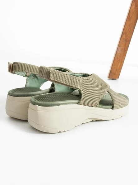 Papuçcity 02790 Orto Pedik Günlük Kadın Triko Sandalet - 12