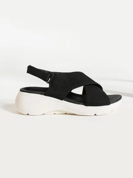 Papuçcity 02790 Orto Pedik Günlük Kadın Triko Sandalet - 8