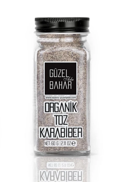 Organik Toz Karabiber 60 Gr